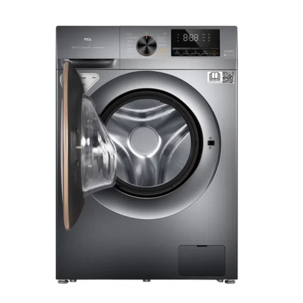 Lavasecarropas Tcl C2210wdg Inverter De 10/6 Kg Gris Oscuro