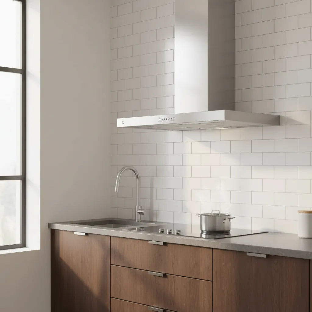 Campana Extractora De Pared Cata Sk9000x De 90cm Gris