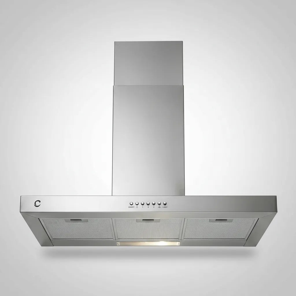Campana Extractora De Pared Cata Sk9000x De 90cm Gris