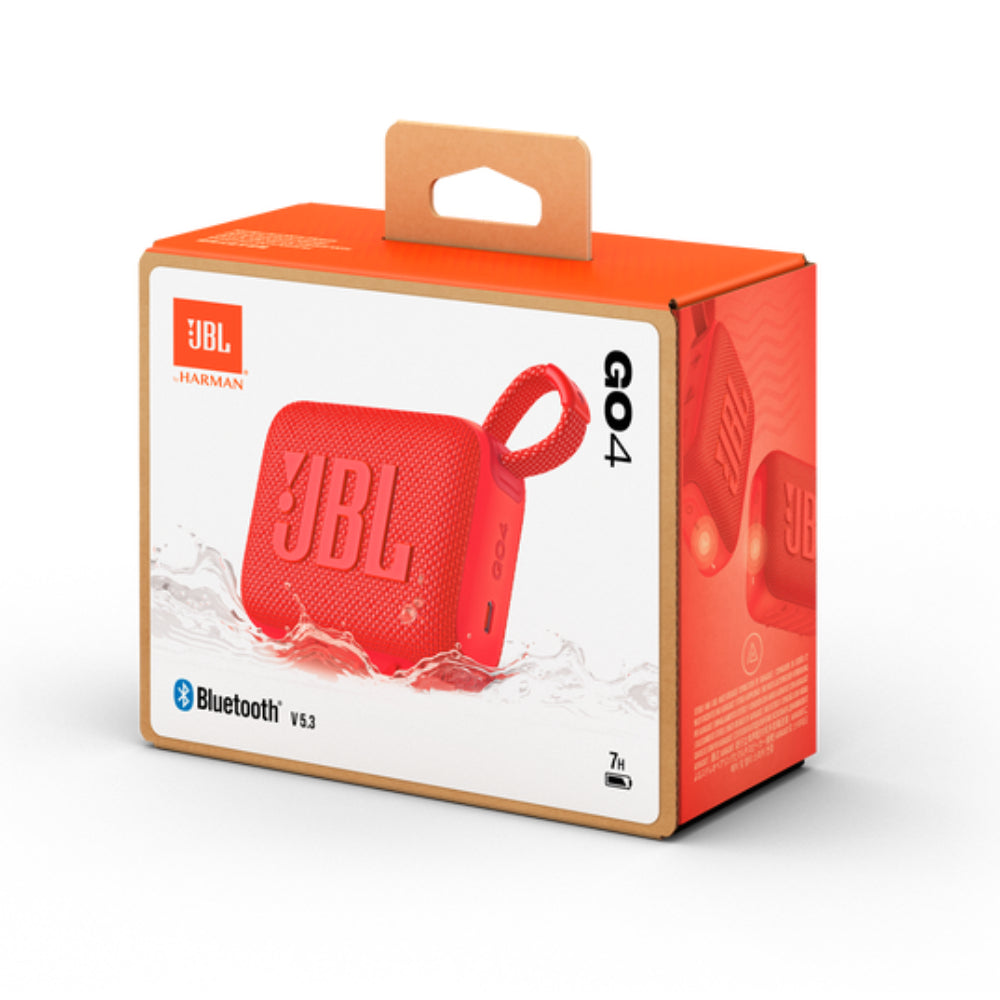 Parlante Portatil Inalambrico Jbl Go 4 Bluetooth Rojo
