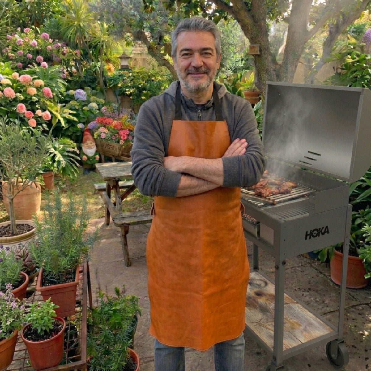 Delantal Para Cocina Y Parrillas Talle Unico Hombre Mujer