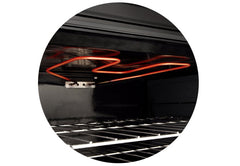 Horno Eléctrico De Empotrar Longvie Heqb60x Acero Negro