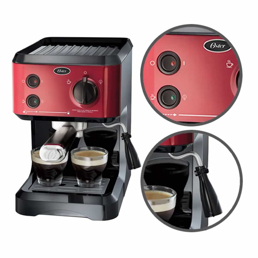 Cafetera Expresso 19 Bares Oster Cmp65r Cápsulas Nexpresso