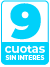 9 cuotas sin interes